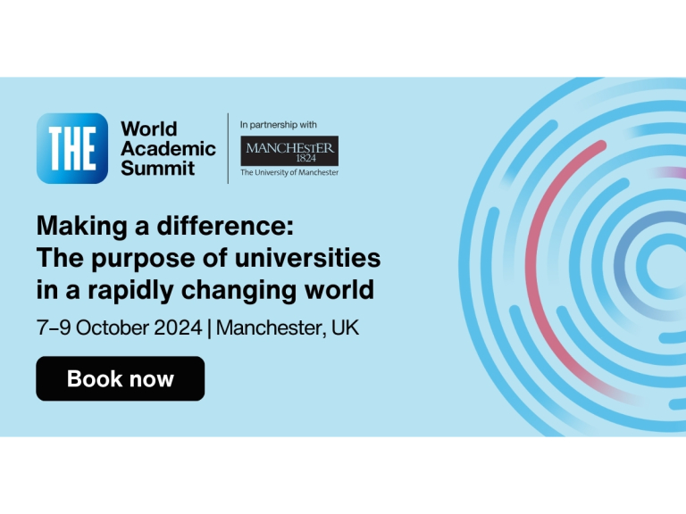 THE World Academic Summit 2024 | Manchester, UK | 7-9 October