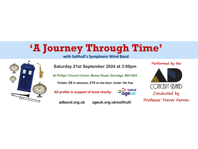 'A Journey through Time' with the AD Concert Band