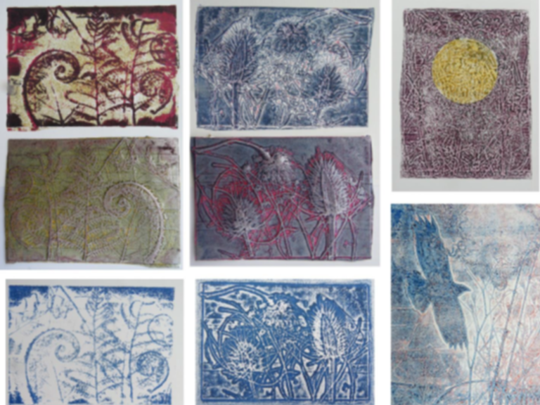 Foil Printing Craft Workshop - Somerset Rural Life Museum