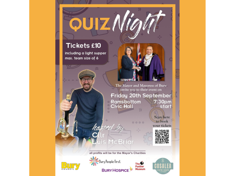 Quiz Night for The Bury Mayor's Charities