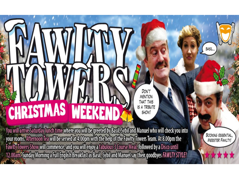 Fawlty Towers Christmas Weekend 30/11/2024