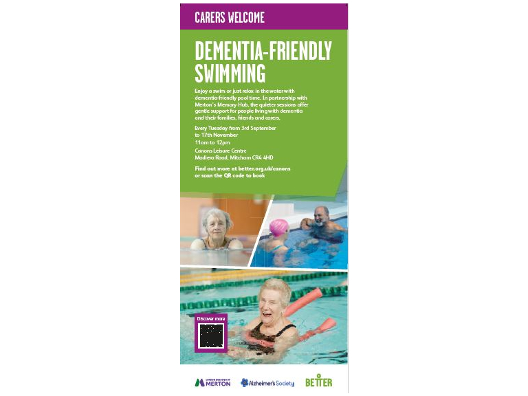 Dementia Friendly Swimming