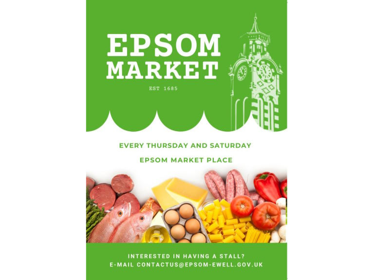 Epsom Town Market -– traditional market @epsomewellbc #loveyourmarket