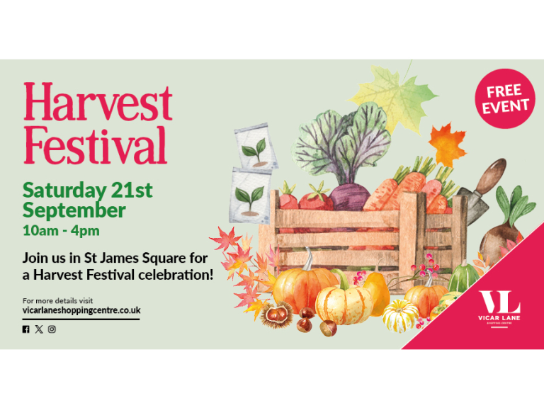 Celebrate Harvest Festival at Vicar Lane 