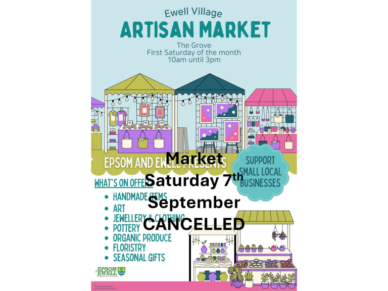 #Ewell Grove #ARTISANMARKET @EpsomEwellBC