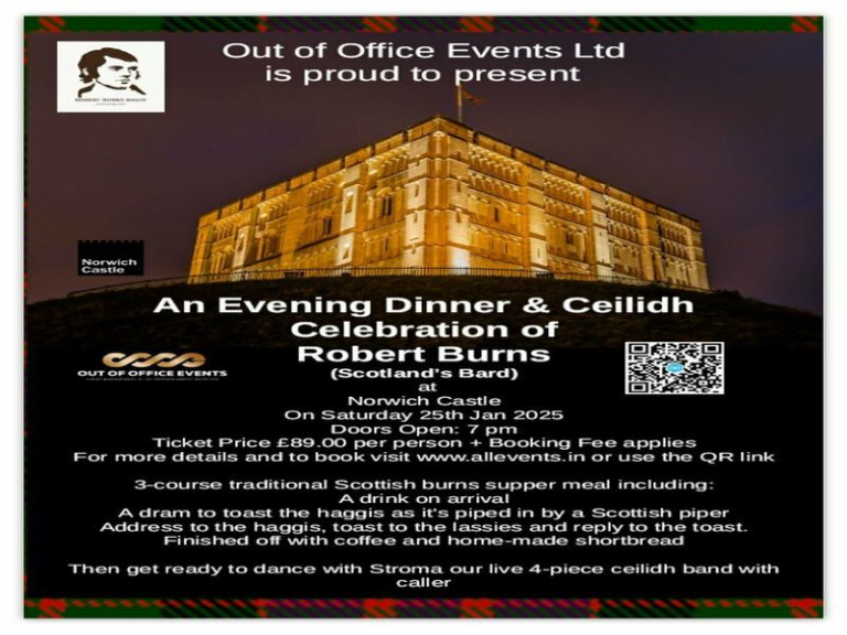 Robert Burns Dinner and Ceilidh