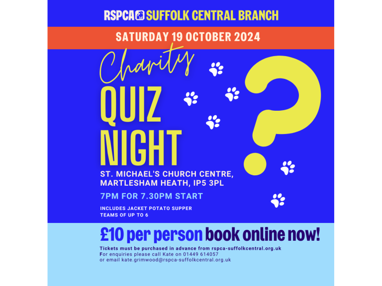 RSPCA Charity Quiz Night