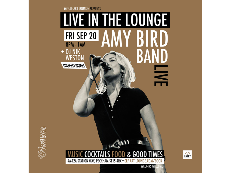 Amy Bird Band Live In The Lounge + DJ Nik Weston