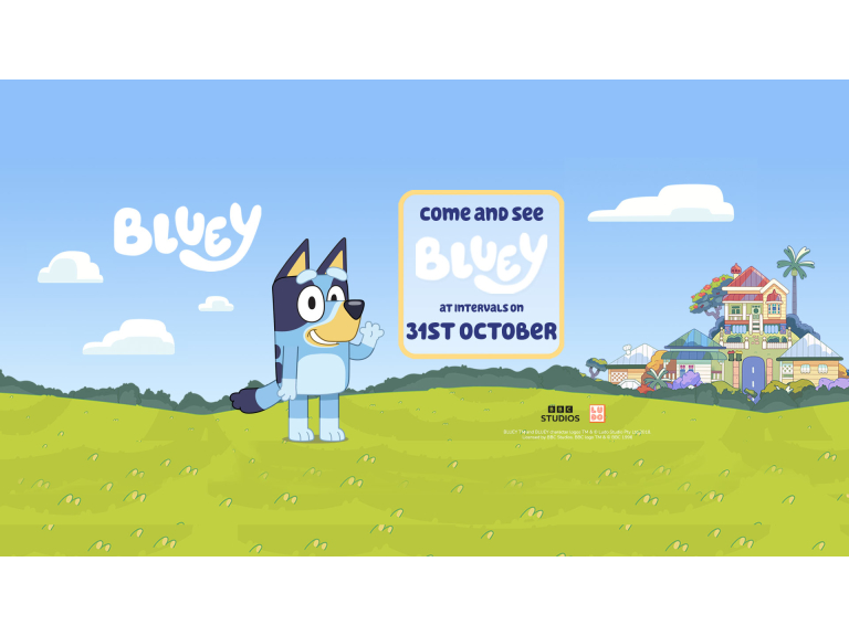 Come along and meet Bluey on the 31st October!