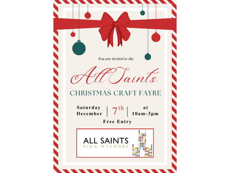 All Saints Christmas Craft Fayre, High Wycombe.