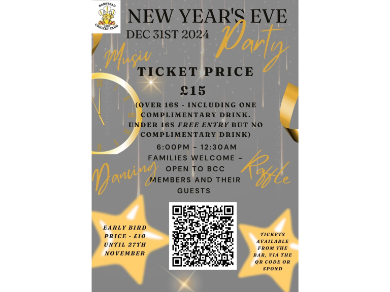 THE #NewsYearsEvePARTY at #Banstead Cricket Club @Banstead_CC