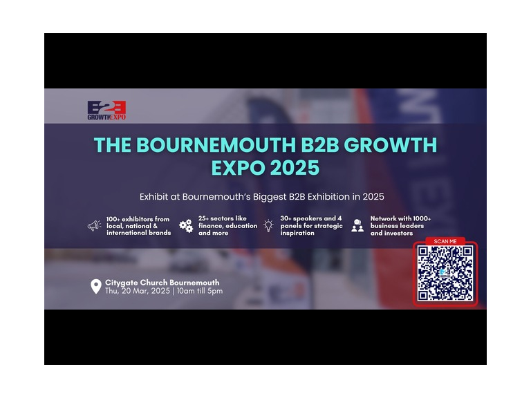 Bournemouth B2B Growth Expo 2025| Book Your Stand at a Premier B2B Show