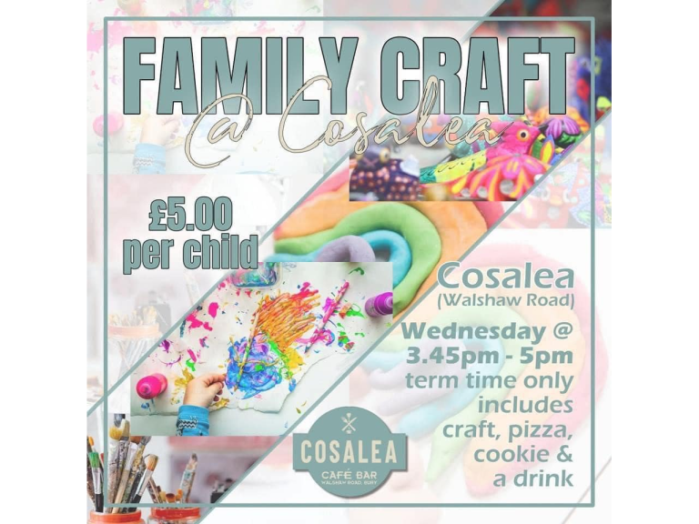 Creative Wednesdays at Cosalea (Walshaw Road)