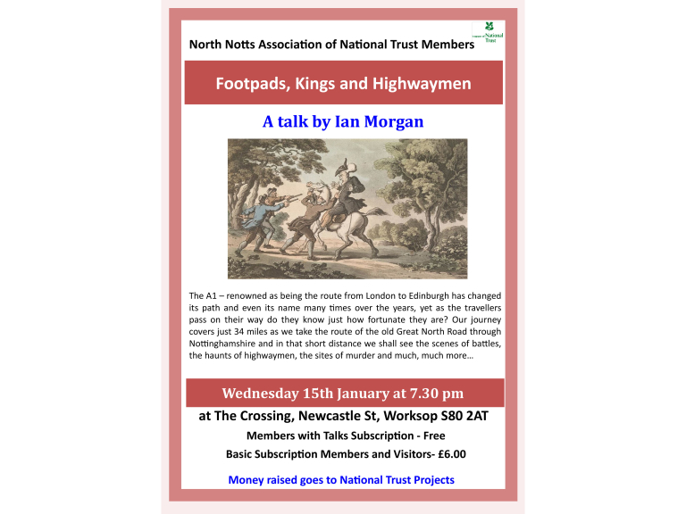 Talk: Footpads, Kings and Highwaymen 