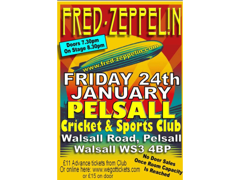 Fred Zeppelin - Live at Pelsall Cricket & Sports Club