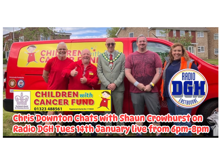 Children with Cancer Fund Live on Radio DGH  on Tues 4th January  2025  6pm-8pm