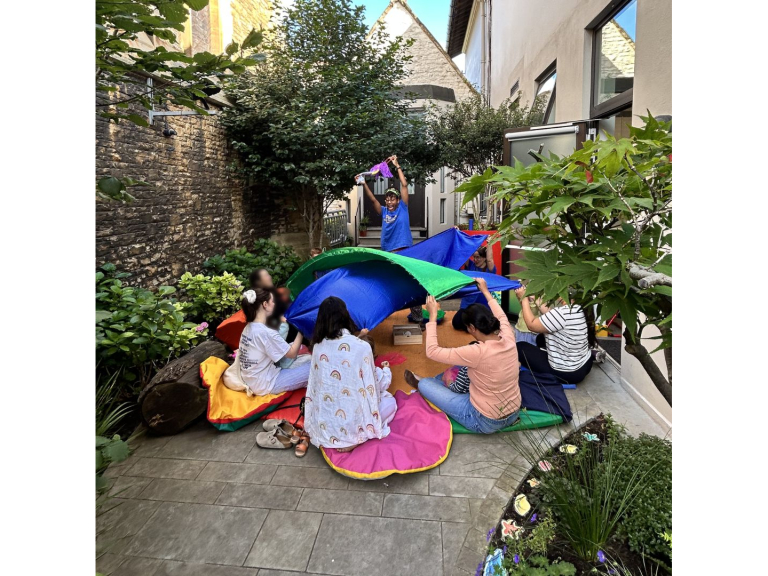 Summertime Stories in the Garden