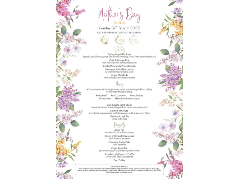 Mother's Day at The New Ivy House in Walsall