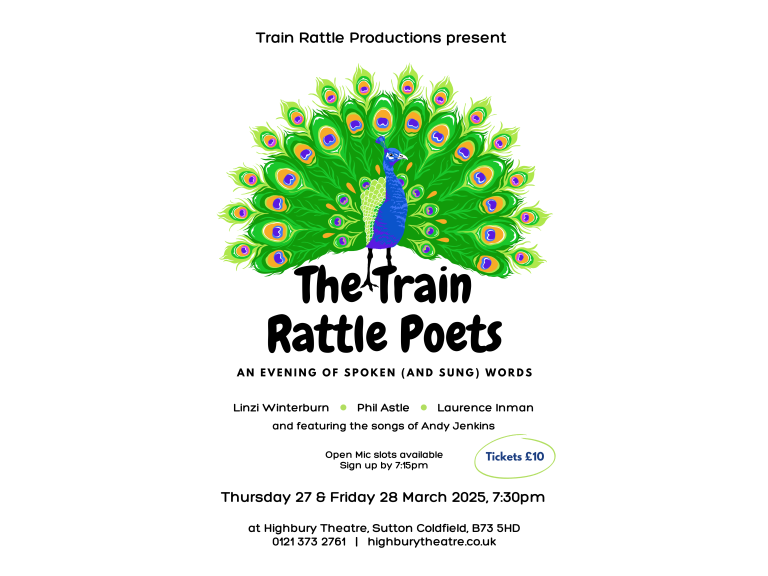 Highbury Theatre Centre Friends present TRAIN RATTLE POETS