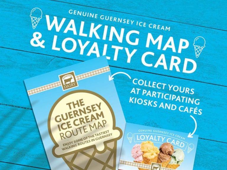 The Guernsey Ice Cream route map
