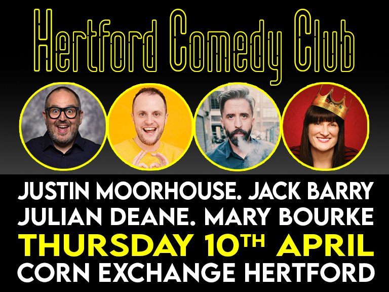 Hertford Comedy Club - Justin Moorhouse