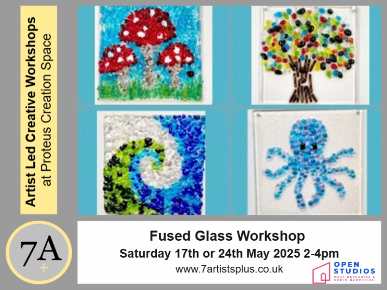 Fused Glass Workshop with Jane Connell, 7A+