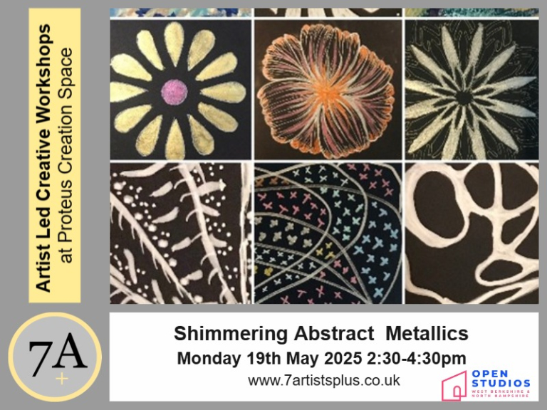 Shimmering Abstract Metallics Workshop with Jacky Purtill, 7A