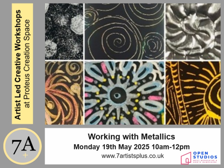 Working with Metallics Workshop by Jacky Purtill, 7A+
