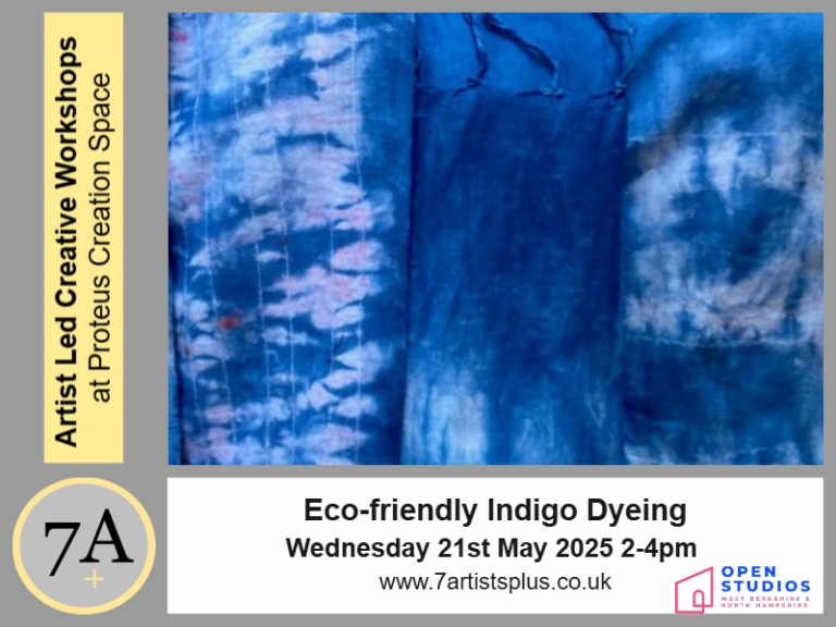 Eco-friendly Indigo Dyeing workshop with Sue Crook of 7Artists+