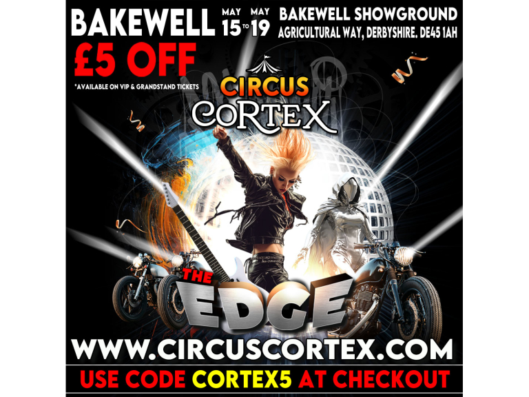 CORTEX at BAKEWELL, DERBYSHIRE - £5 OFF