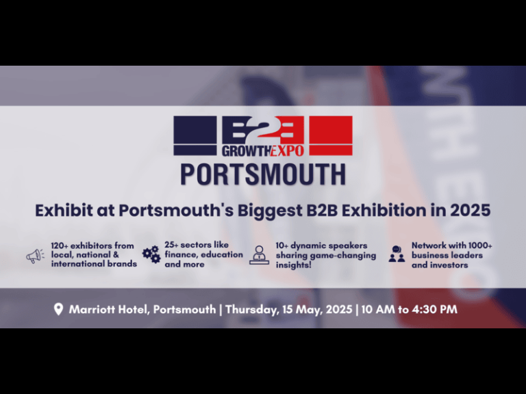 Portsmouth B2B Growth Expo 2025| Book Your Stand at a Premier B2B Show