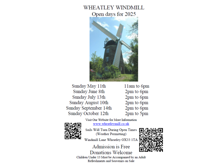 Wheatley Windmill Open Day