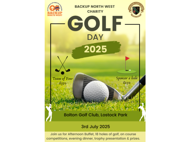 Golf Day 2025 with Backup North West Charity 