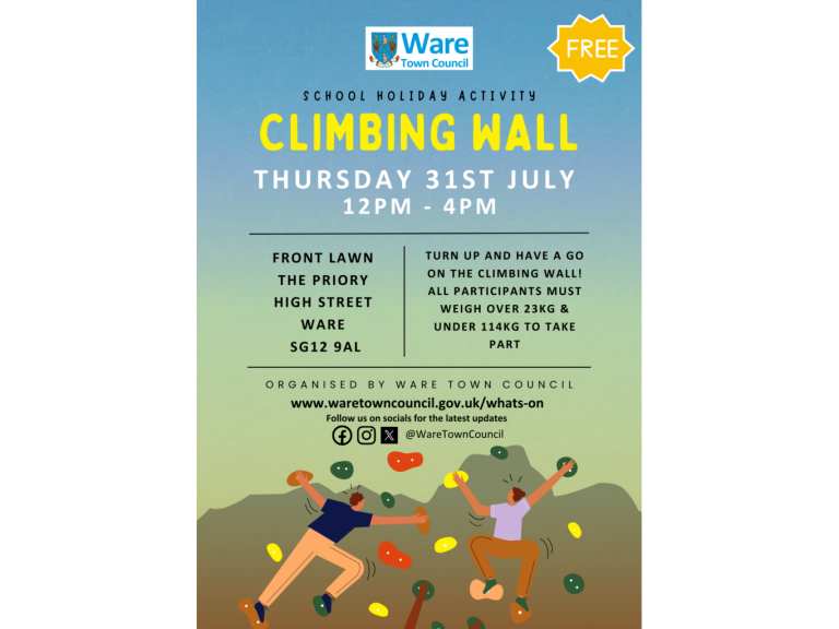 School Holiday Activity – Climbing Wall