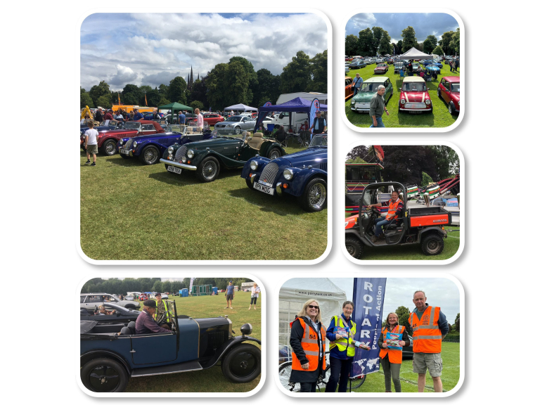 Rotary Cars in the Park in Lichfield