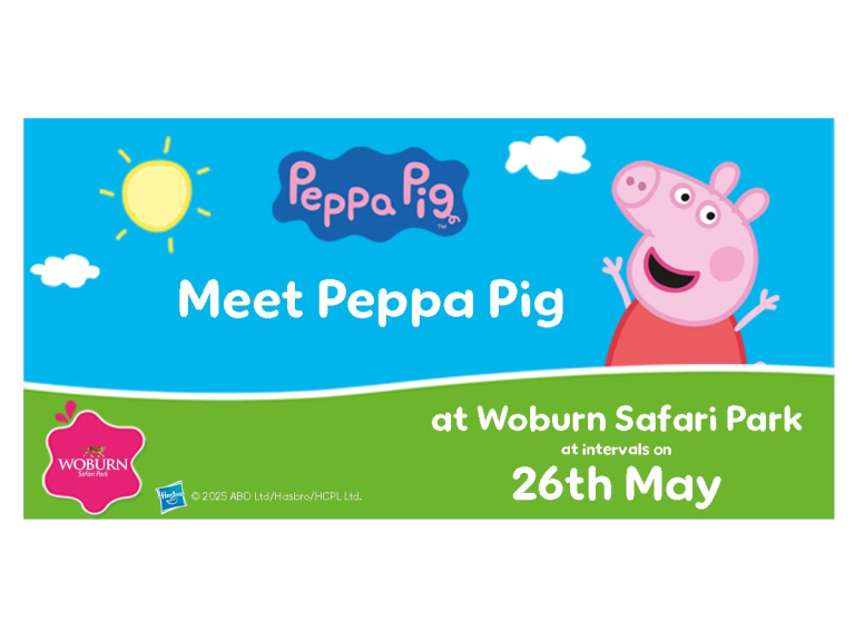 Come and meet Peppa Pig at Woburn Safari Park