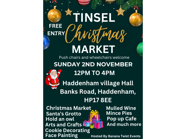 Tinsel Christmas Market with Santa's Grotto