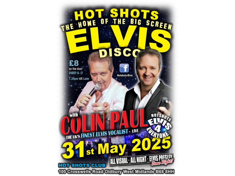 Hot Shots, The Home of the Big Screen, ELVIS Disco
