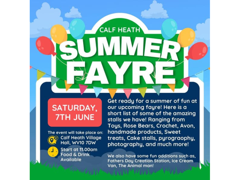 Calf Heath Summer Fayre – A Fun-Filled Day Near Wolverhampton!