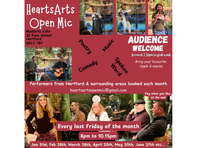 Hearts Arts Open Mic