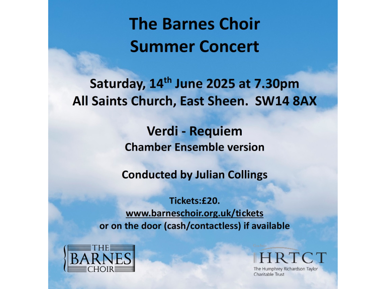 The Barnes Choir Summer Concert - Verdi Requiem