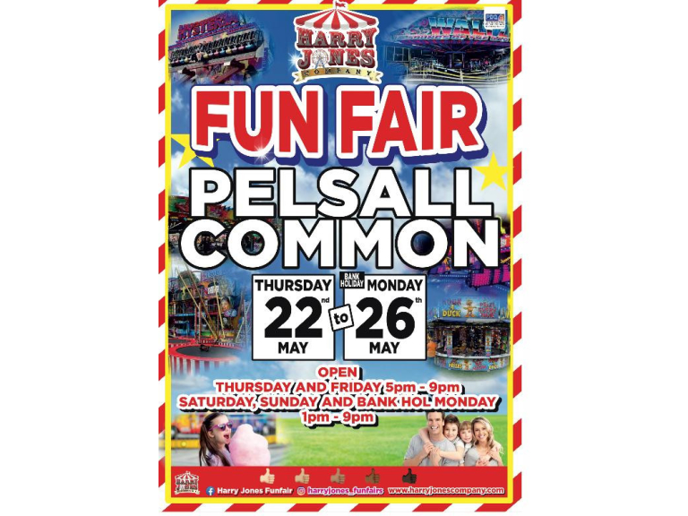 Harry Jones Funfair in Pelsall - May 2025