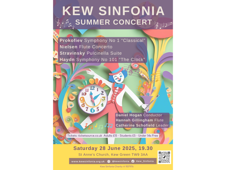 Kew Sinfonia Summer 2025 Concert