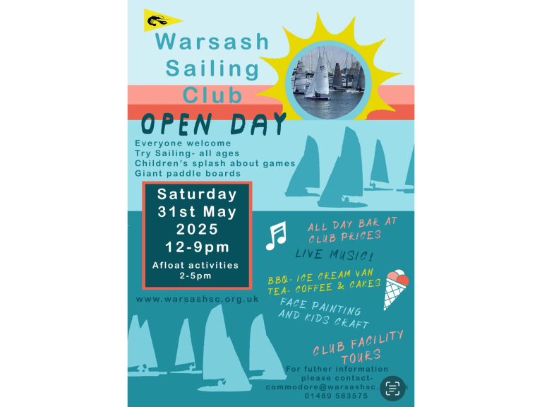  Warsash Sailing Club is holding an Open Day