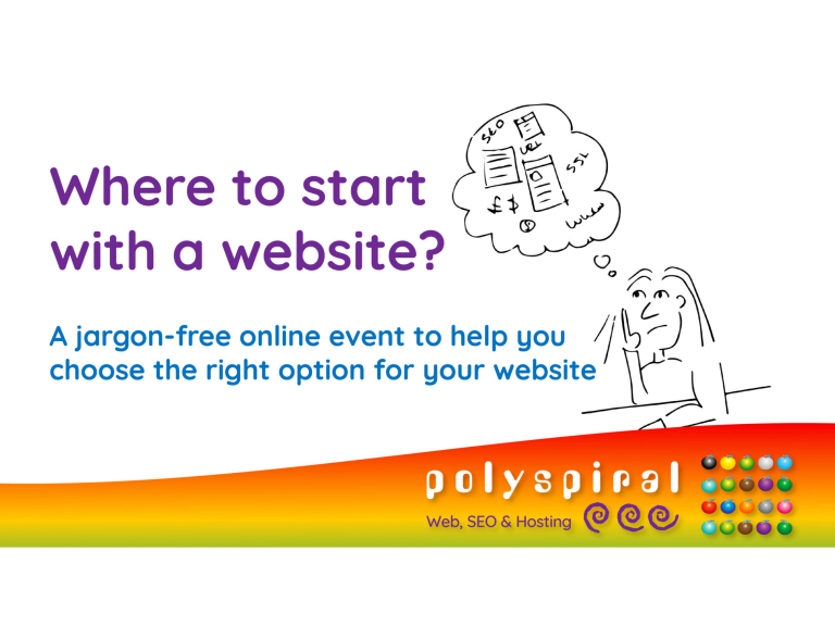Where to start with a website
