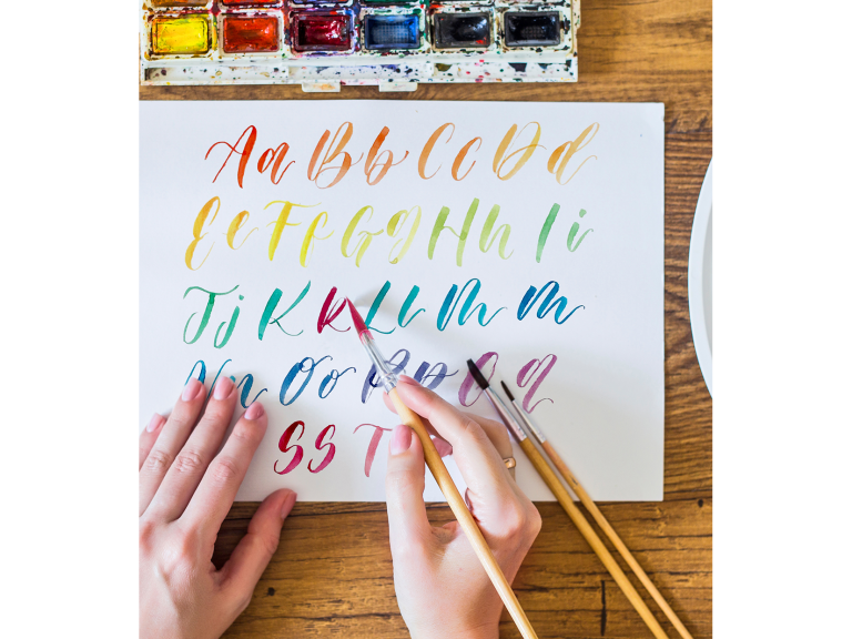 30/05: Rutland: Summer Brush Lettering 10-12.30