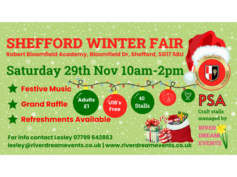 Shefford Winter Fair, 29th November 2025