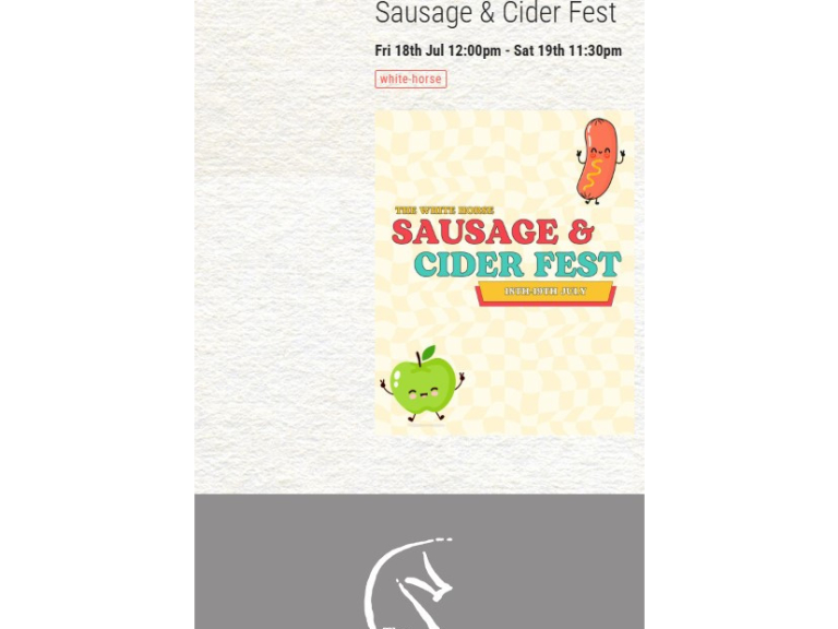 Sausage & Cider Fest
