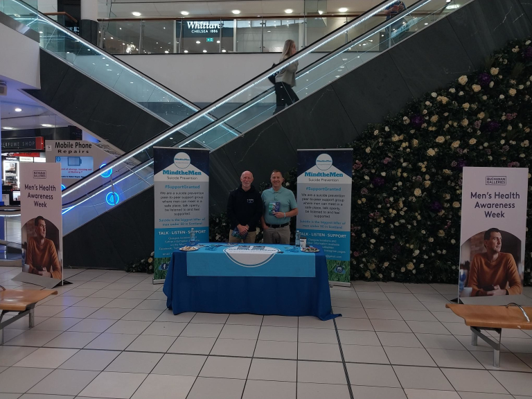 Buchanan Galleries Partners with Charities to Launch Initiative in Support of Improving Men’s Health