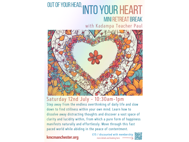 Out of your head, into your heart: Mini retreat